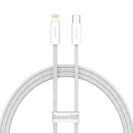 Kabel za Prijenos Podataka i Punjenje USB-C - Lightning Baseus Dynamic Brzo Punjenje, 20W, 2m, Bijeli CALD000102