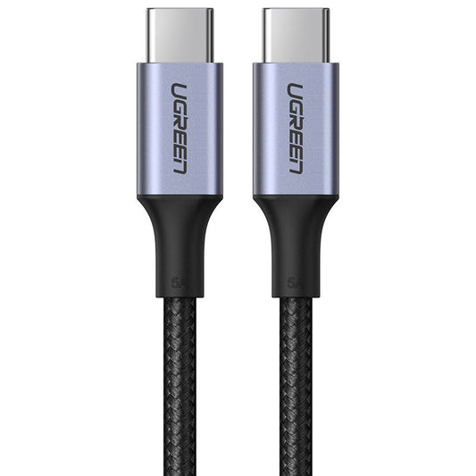Kabel za Prijenos Podataka i Punjenje USB-C - USB-C UGREEN US316, 100W, 1m, Sivi
