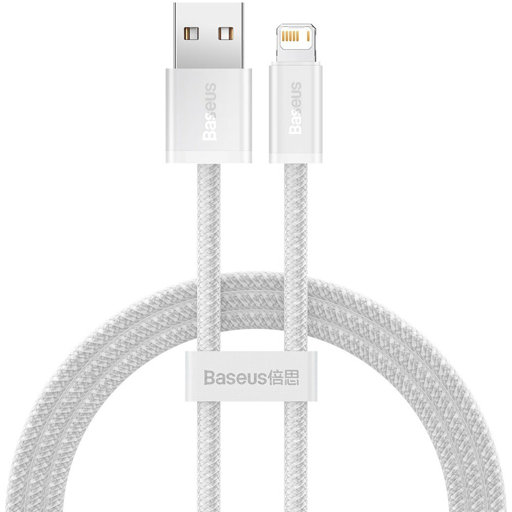 Kabel za Prijenos Podataka i Punjenje USB-A - Lightning Baseus Dynamic Series, 18W, 1m, Bijeli CALD000402