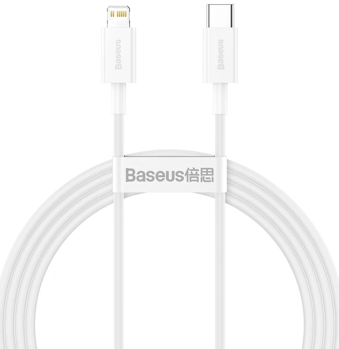 Kabel za Prijenos Podataka i Punjenje USB-C - Lightning Baseus Superior Series, 20W, 1.5m, Bijeli CATLYS-B02