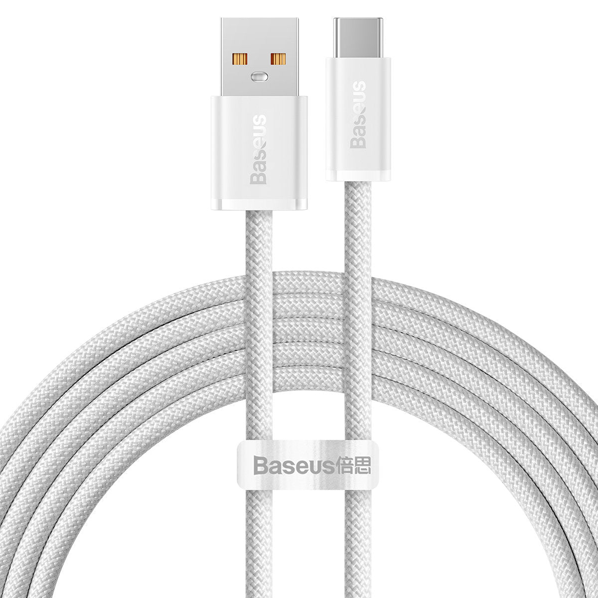Kabel za Prijenos Podataka i Punjenje USB-A - USB-C Baseus Dynamic Series, 100W, 2m, Bijeli CALD000702