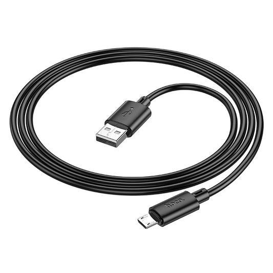 Kabel za Prijenos Podataka i Punjenje USB-A - microUSB HOCO X88, 18W, 1m, Crni