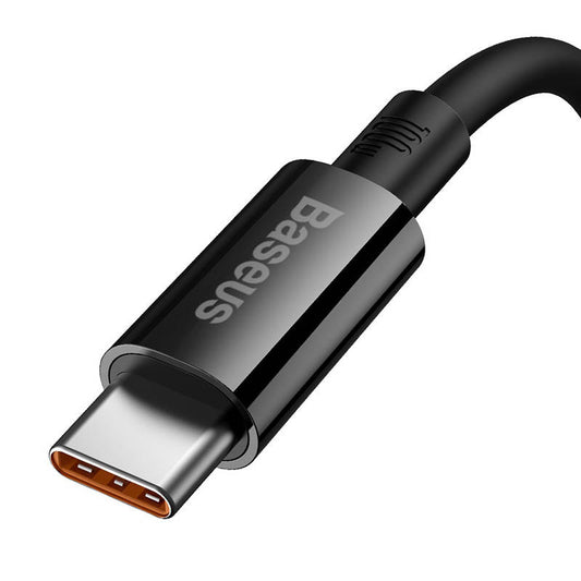Kabel za Prijenos Podataka i Punjenje USB-A - USB-C Baseus Superior Series, 100W, 1m, Crni