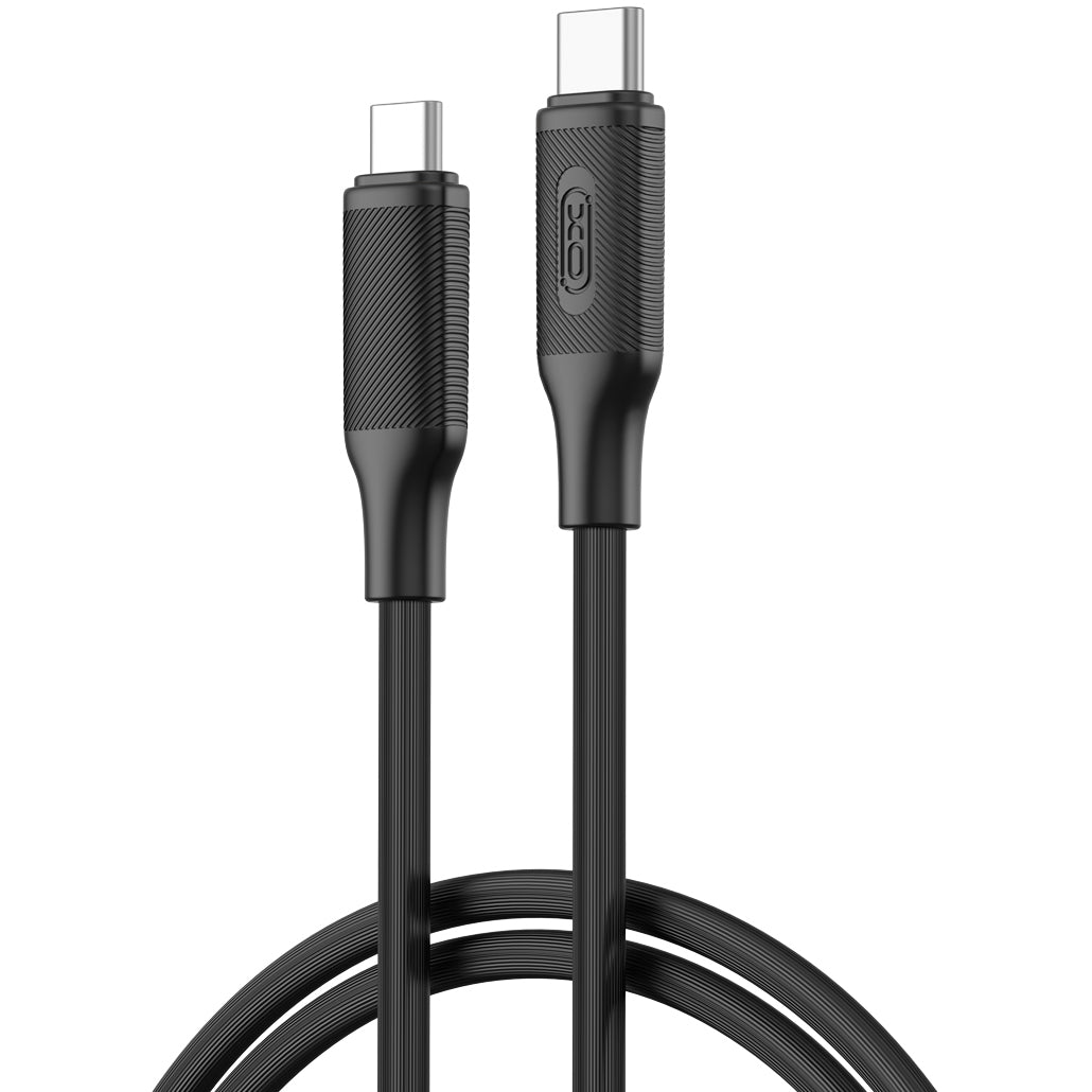 Kabel za podatke i punjenje USB-C - USB-C XO Design NB-Q265B, 60W, 1m, Crni
