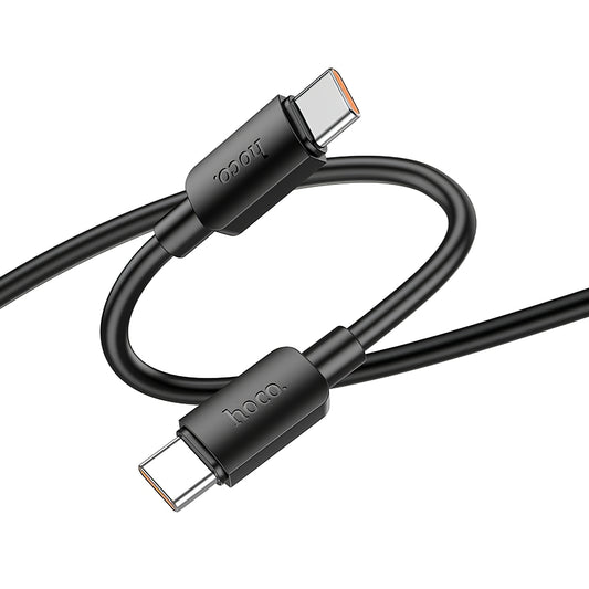Kabel za podatke i punjenje USB-C - USB-C HOCO X96, 100W, 1m, Crni