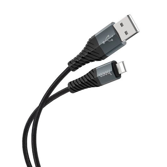Kabel za Prijenos Podataka i Punjenje USB-A - Lightning HOCO X38 Cool, 18W, 1m, Crni