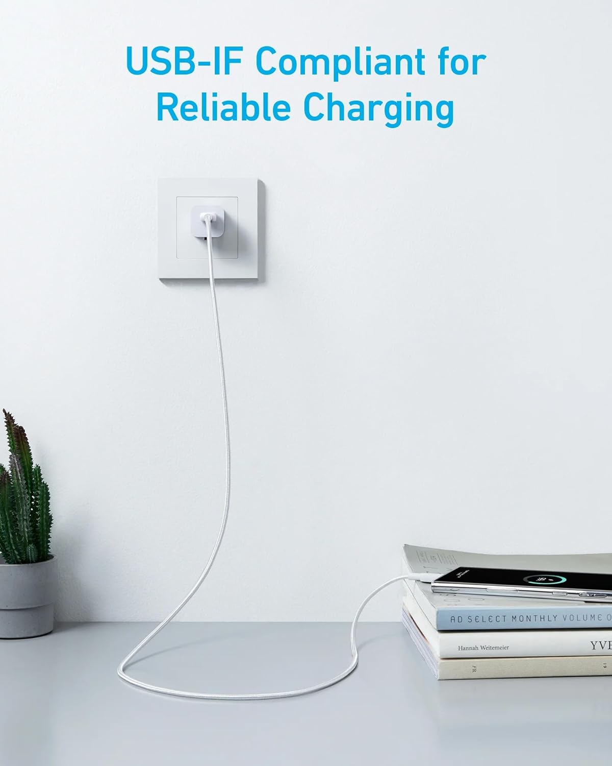 Kabel za podatke i punjenje USB-A - USB-C Anker 322, 18W, 0.9m, Bijeli A81H5G21