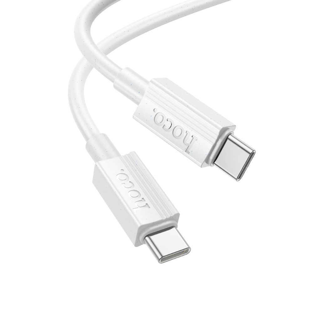 Kabel za podatke i punjenje USB-C - USB-C HOCO X107, 60W, 1m, Bijeli