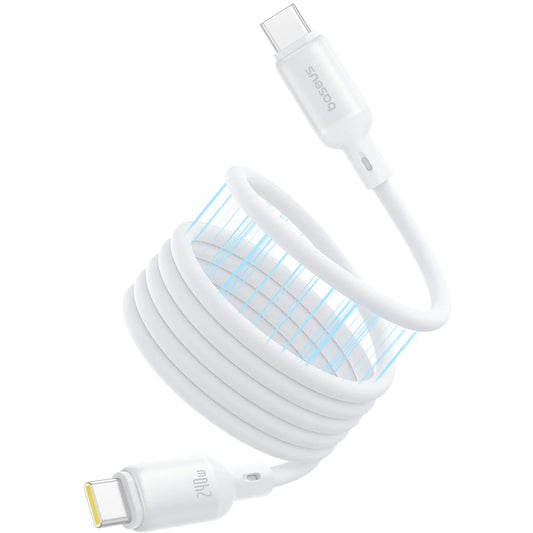 Kabel za podatke i punjenje USB-C - USB-C Baseus PicoGo, 240W, 1m, Bijeli P10376800211-00