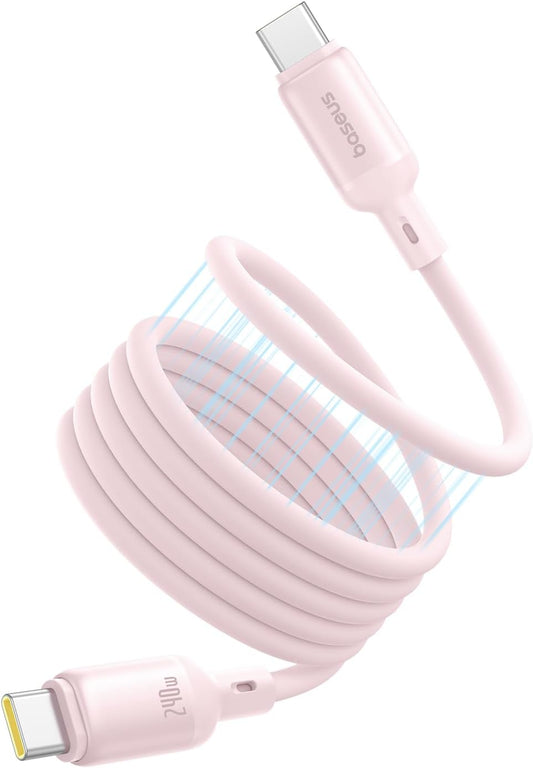 Kabel za podatke i punjenje USB-C - USB-C Baseus PicoGo, 240W, 1m, Roza P10376800411-00