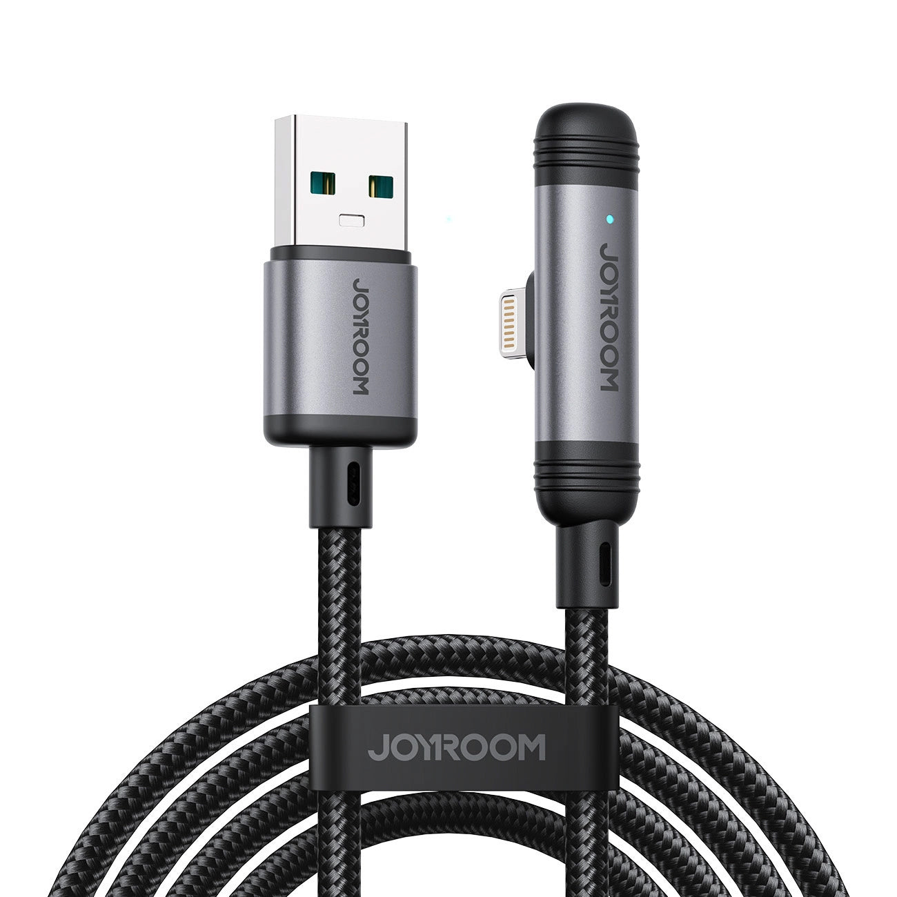 Kabel za prijenos podataka i punjenje USB-A - USB-C Joyroom S-A56 EnjoyX Angled, 20W, 1.2m, Crni