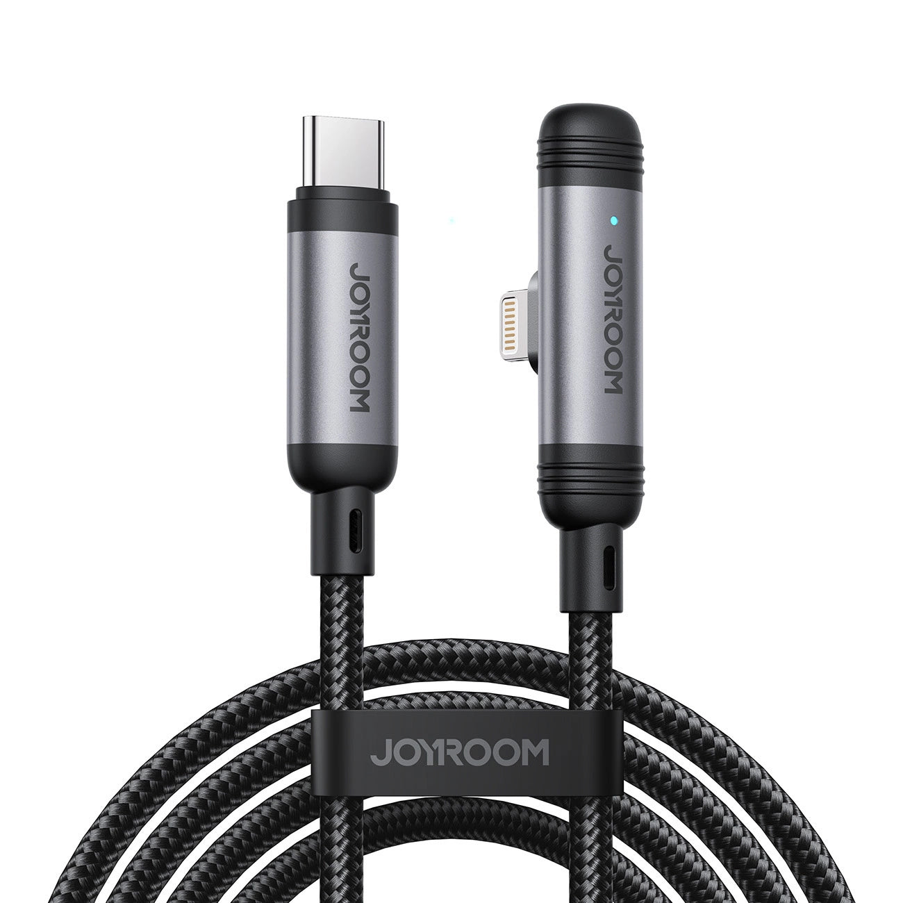 Kabel za prijenos podataka i punjenje USB-C - Lightning Joyroom S-A56 EnjoyX Angled, 30W, 1.2m, Crni