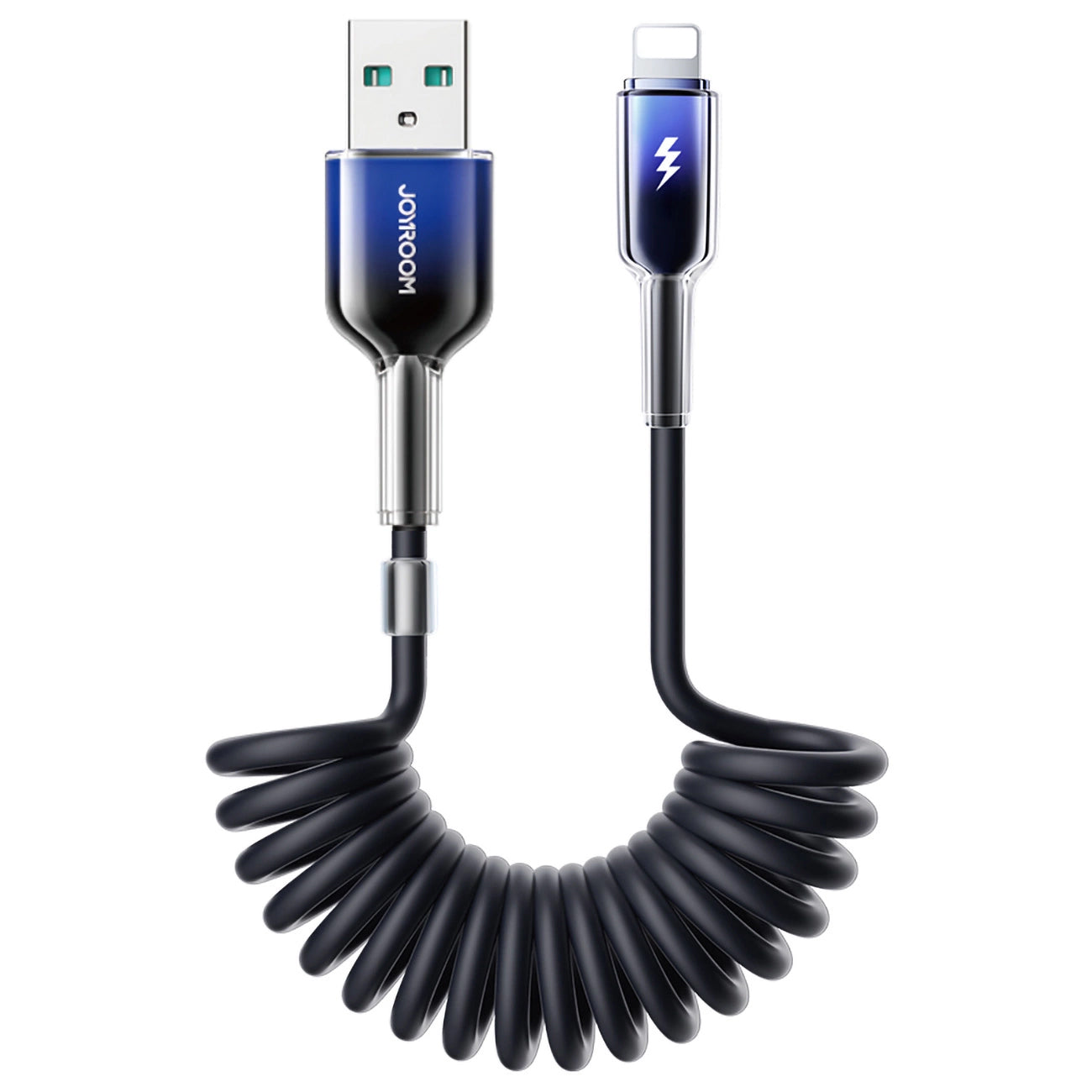 Kabel za prijenos podataka i punjenje USB-A - Lightning Joyroom S-A43 Crystal, 18W, 1.5m, Crni