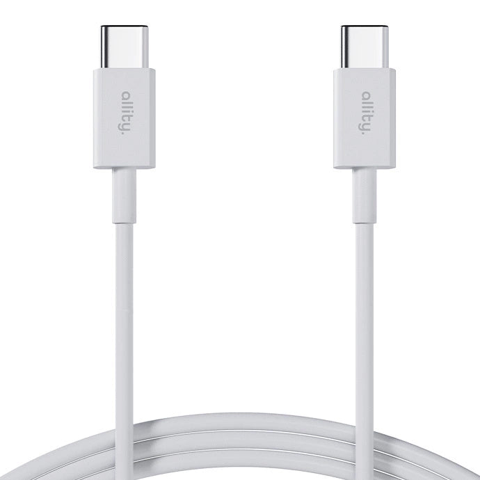 Kabel za podatke i punjenje USB-C - USB-C Allity. AUC-03, 100W, 2m, Bijeli