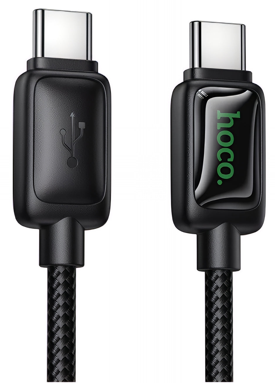 Kabel za podatke i punjenje USB-C - USB-C HOCO U146, 60W, 1.2m, Crni