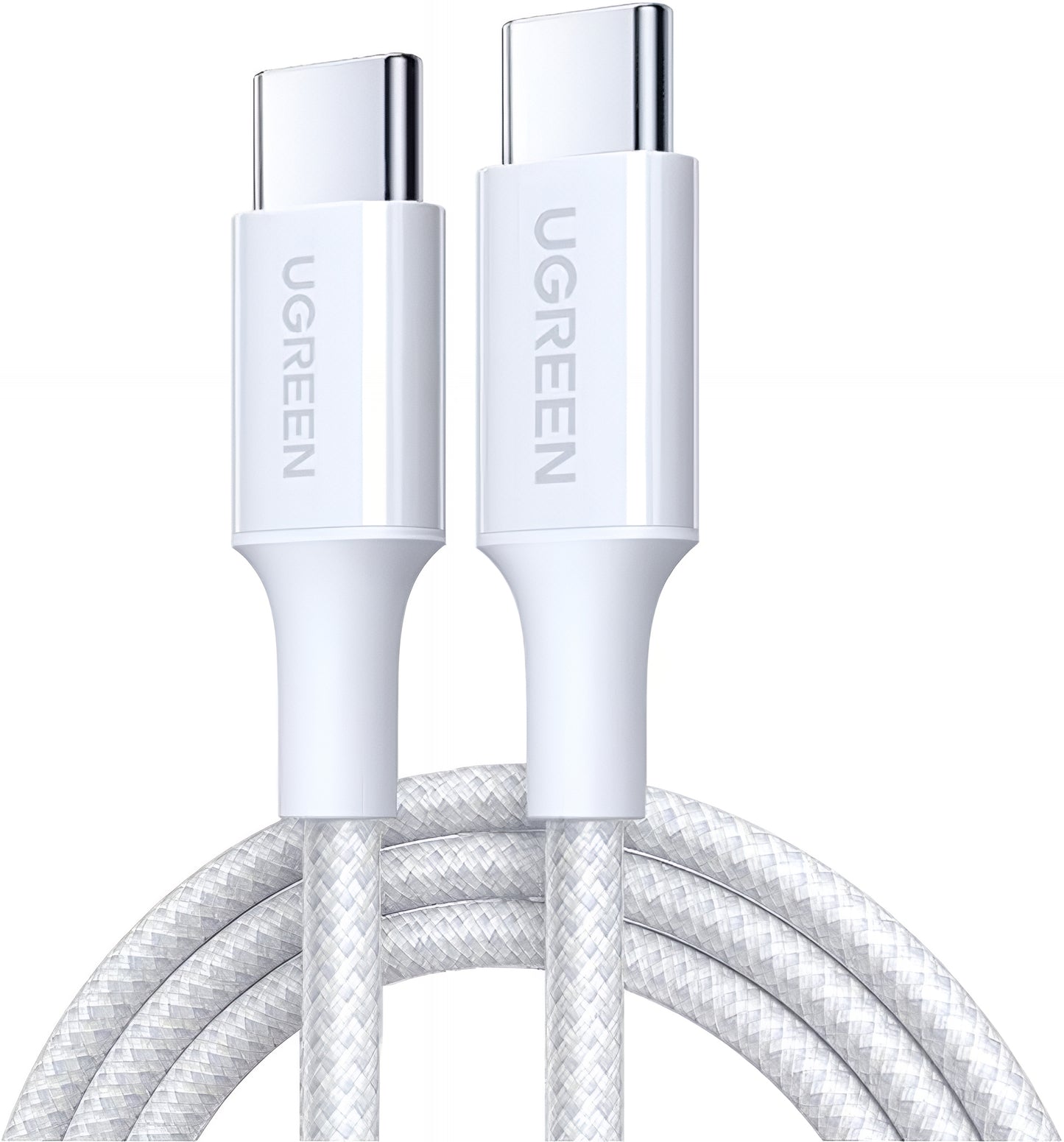 Kabel za podatke i punjenje USB-C - USB-C UGREEN L501, 60W, 2m, Bijeli