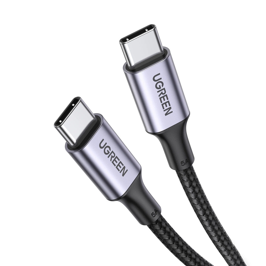 Kabel za prijenos podataka i punjenje USB-C - USB-C UGREEN US316, 100W, 0.5m, Sivi