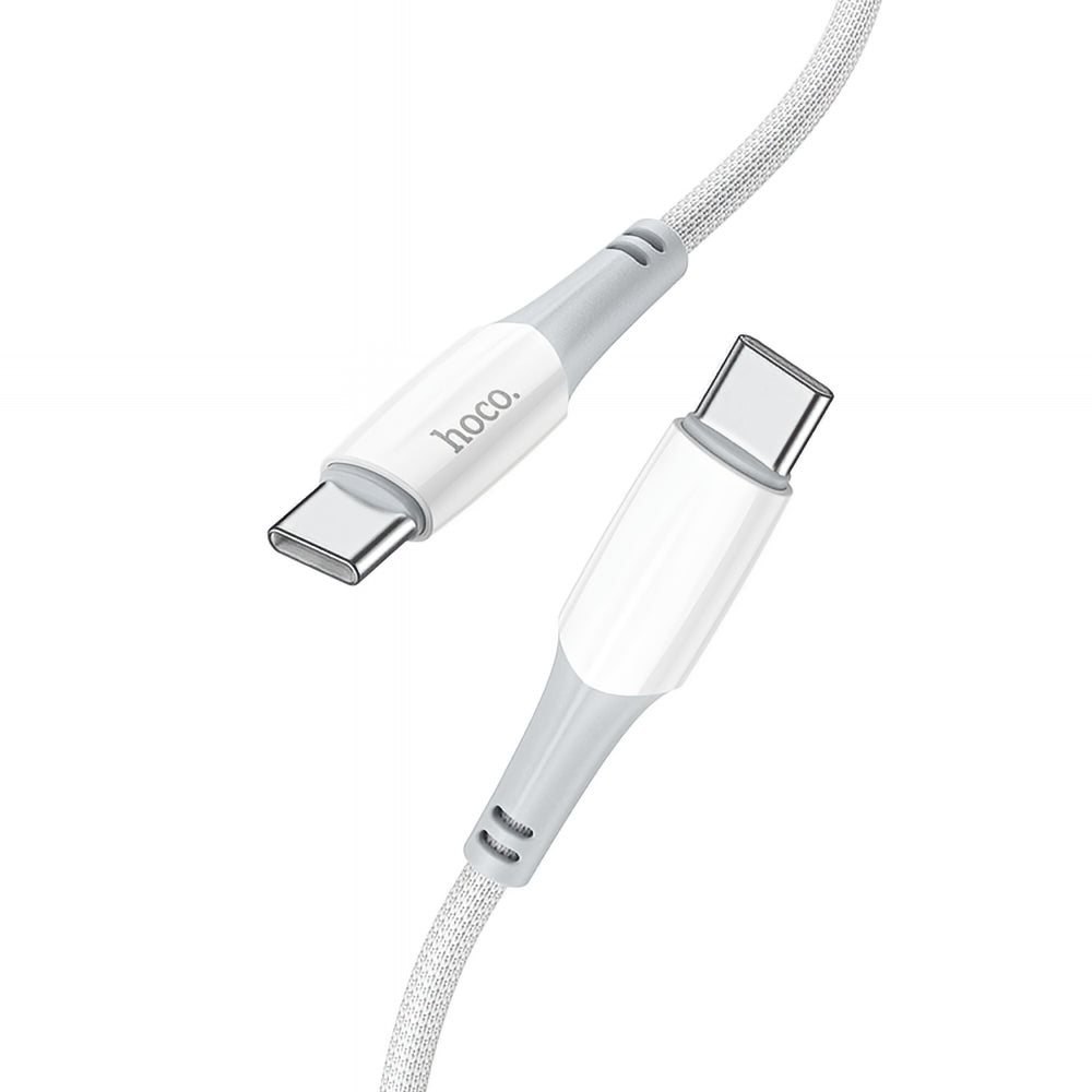 Kabel za podatke i punjenje USB-C - USB-C HOCO X70, 60W, 1m, Bijeli
