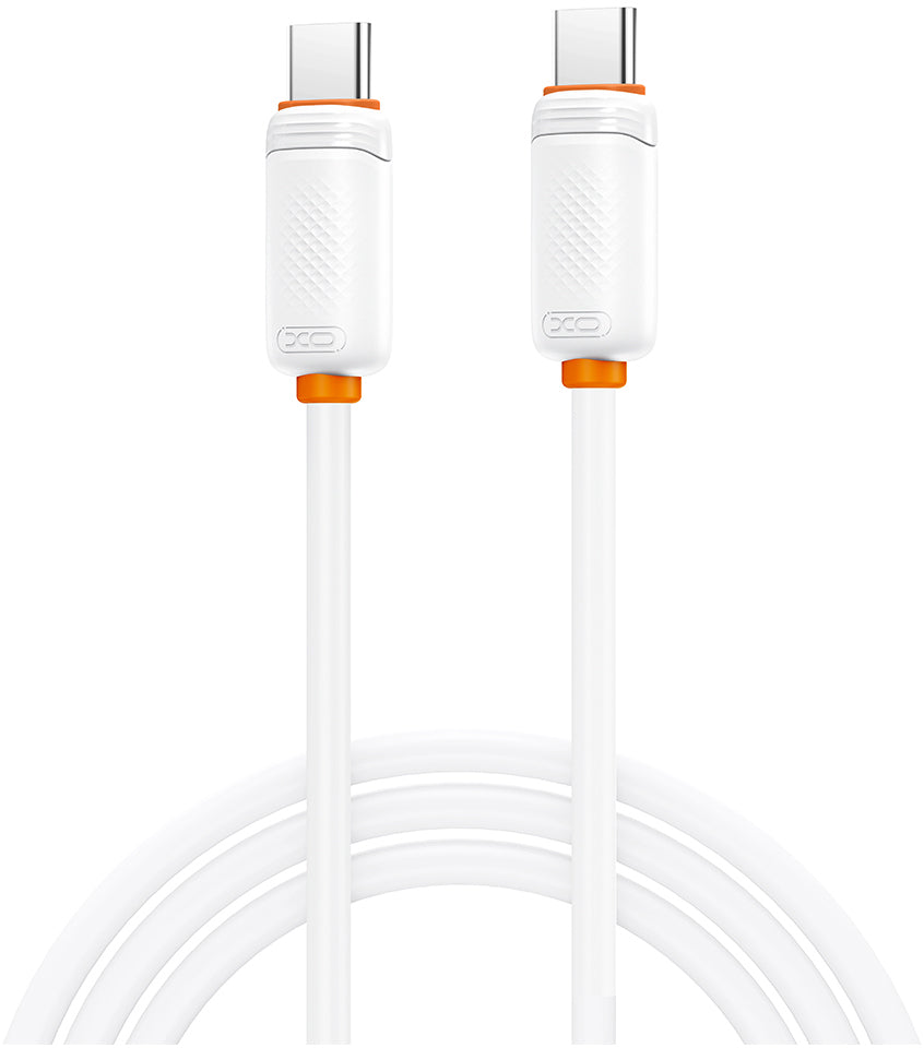 USB-C - USB-C kabel za prijenos podataka i punjenje XO Design NB-Q302B, 60W, 1m, Bijela