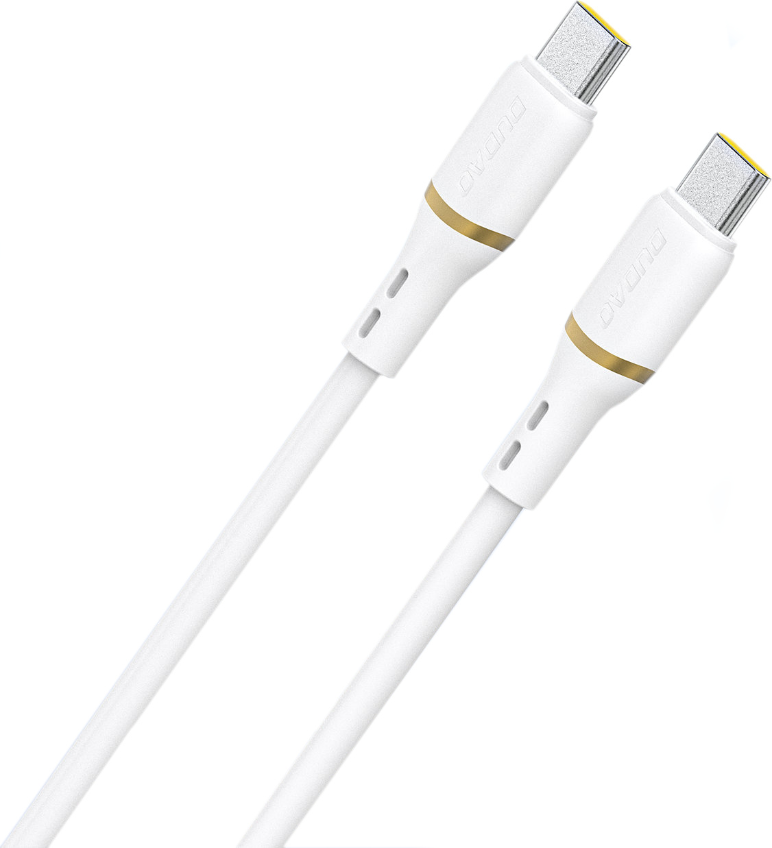 USB-C - USB-C kabel za prijenos podataka i punjenje Dudao L25C, 30W, 1m, bijeli