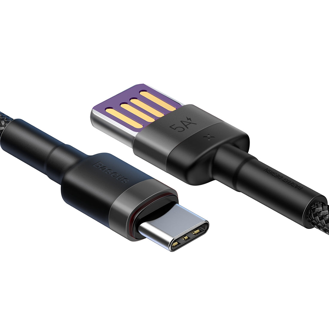 Kabel za Prijenos Podataka i Punjenje USB-A - USB-C Baseus Cafule HW Brzo Punjenje, 40W, 1m, Sivi CATKLF-PG1