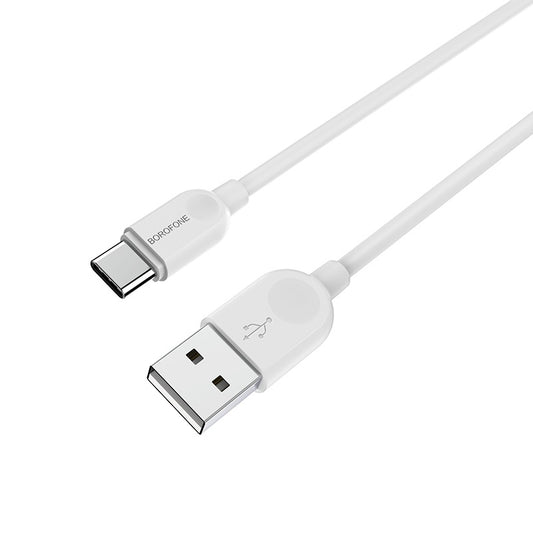 Kabel za Prijenos Podataka i Punjenje USB-A - USB-C Borofone BX14 LinkJet, 18W, 1m, Bijeli