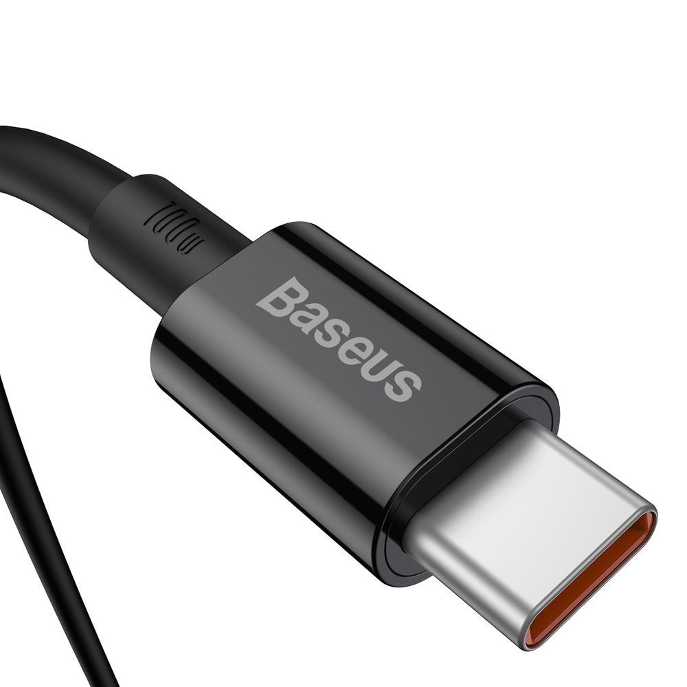 USB-C - USB-C kabel za prijenos podataka i punjenje Baseus Superior Series, 100W, 1m, Crni CATYS-B01