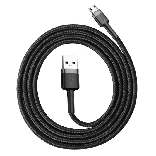 Kabel za Prijenos Podataka i Punjenje USB-A - microUSB Baseus Cafule, 18W, 1m, Sivi CAMKLF-BG1