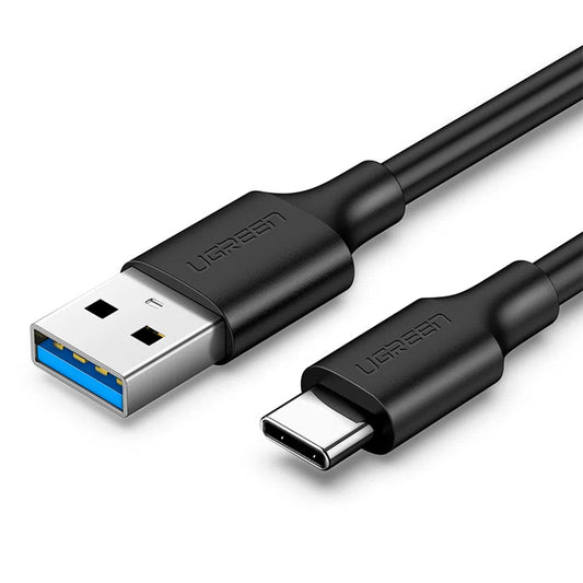Kabel za Prijenos Podataka i Punjenje USB-A - USB-C UGREEN US184, 60W, 1m, Crni