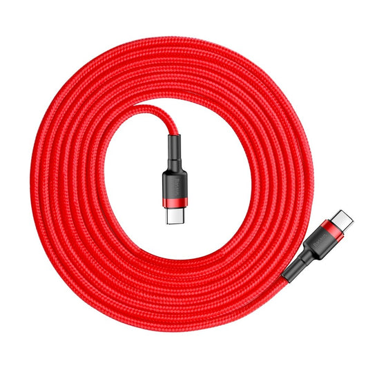 Kabel za Prijenos Podataka i Punjenje USB-C - USB-C Baseus Cafule, 60W, 2m, Crveni CATKLF-H09