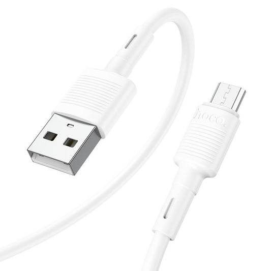 Kabel za podatke i punjenje USB-A - microUSB HOCO X83 Victory, 18W, 1m, Bijeli