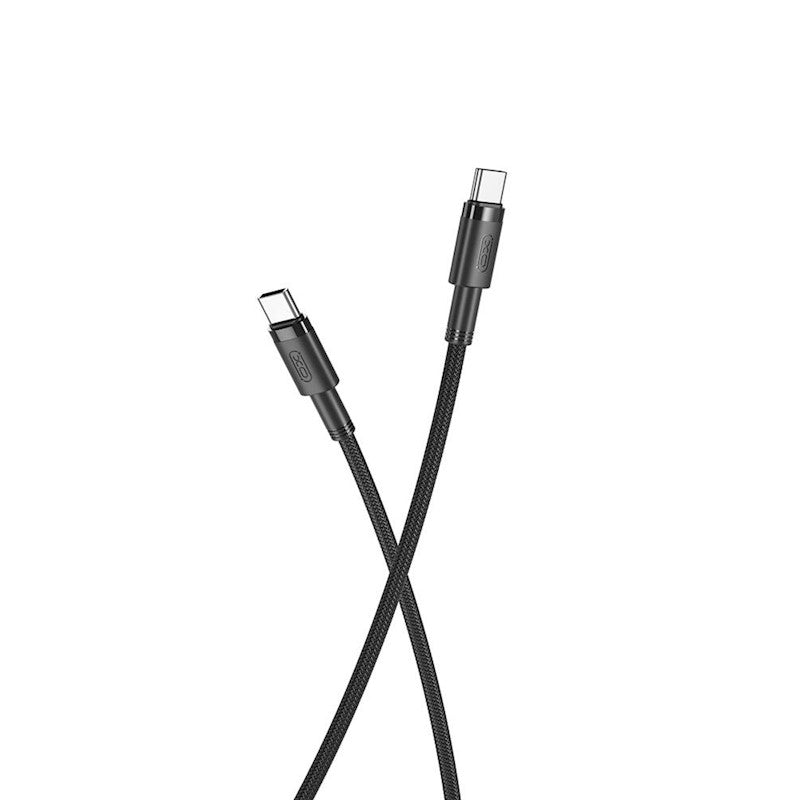 Kabel za podatke i punjenje USB-C - USB-C XO Design NB-Q199, 100W, 1.5m, Crni