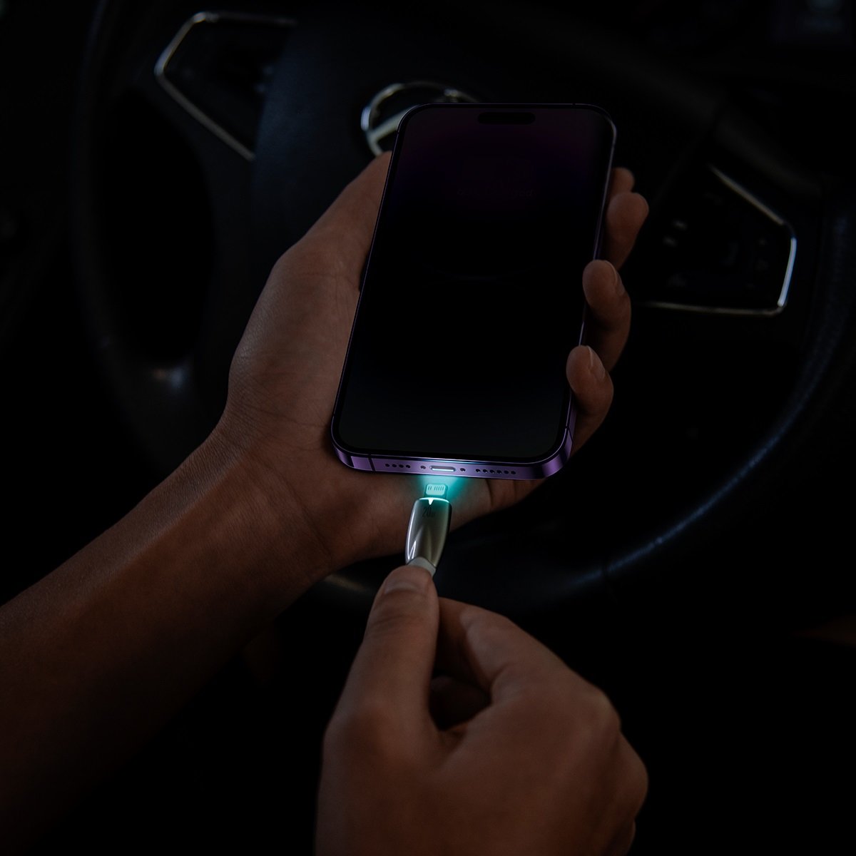 Kabel za Prijenos Podataka i Punjenje USB-C - Lightning Baseus Glimmer Series, 20W, 1m, Bijeli CADH000002