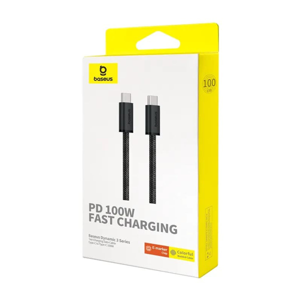 Kabel za Prijenos Podataka i Punjenje USB-C - USB-C Baseus Dynamic 3 Series, 100W, 2m, Crni P10367000111-01