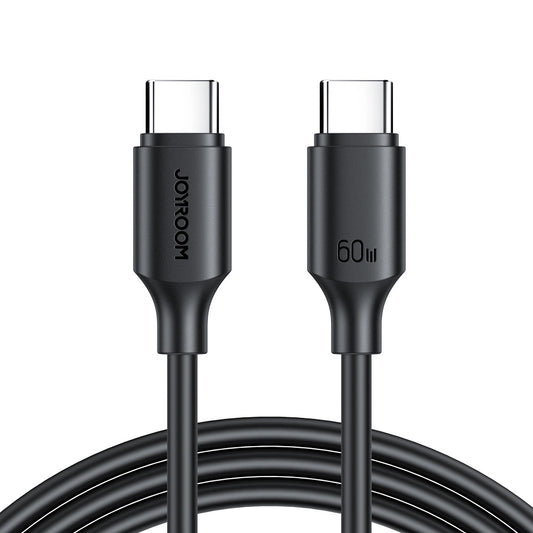 Kabel za Prijenos Podataka i Punjenje USB-C - USB-C Joyroom S-CC060A9, 60W, 1m, Crni
