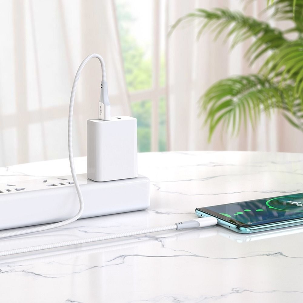 Kabel za podatke i punjenje USB-A - USB-C HOCO X70, 18W, 1m, Bijeli