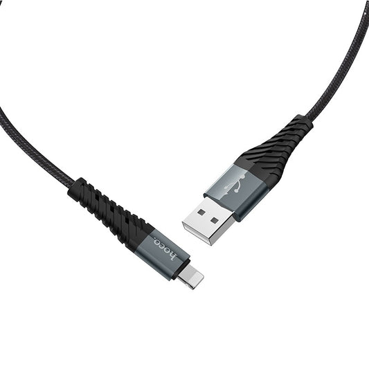 Kabel za Prijenos Podataka i Punjenje USB-A - Lightning HOCO X38 Cool, 18W, 1m, Crni