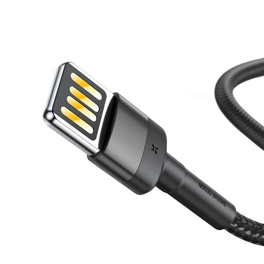 Kabel za Prijenos Podataka i Punjenje USB-A - Lightning Baseus Cafule, 18W, 2m, Sivi CALKLF-HG1