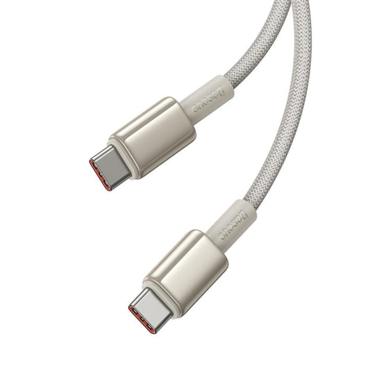 Kabel za podatke i punjenje USB-C - USB-C Baseus Tungsten Gold, 100W, 1m, Zlatni P10319800G21-00