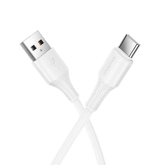 Kabel za podatke i punjenje USB-A - USB-C HOCO X120, 60W, 1m, Bijeli