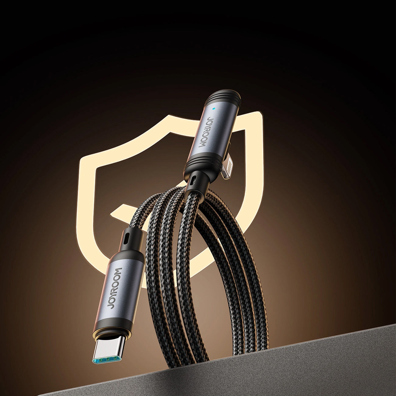 Kabel za prijenos podataka i punjenje USB-C - Lightning Joyroom S-A56 EnjoyX Angled, 30W, 1.2m, Crni