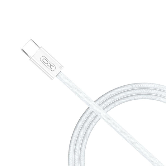 Kabel za podatke i punjenje USB-C - USB-C XO Design NB-Q260B, 60W, 1.5m, Bijeli