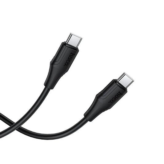 Kabel za podatke i punjenje USB-C - USB-C HOCO X124, 60W, 1m, Crni