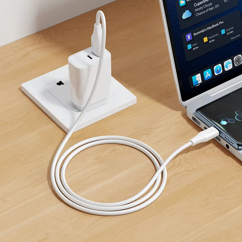 Kabel za podatke i punjenje USB-A - USB-C HOCO X124, 18W, 1m, Bijeli