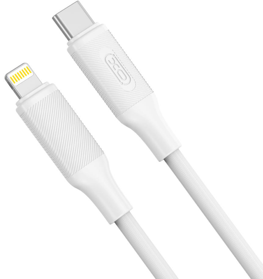 Kabel za podatke i punjenje USB-C - Lightning XO Design NB-Q265A, 27W, 1m, Bijeli
