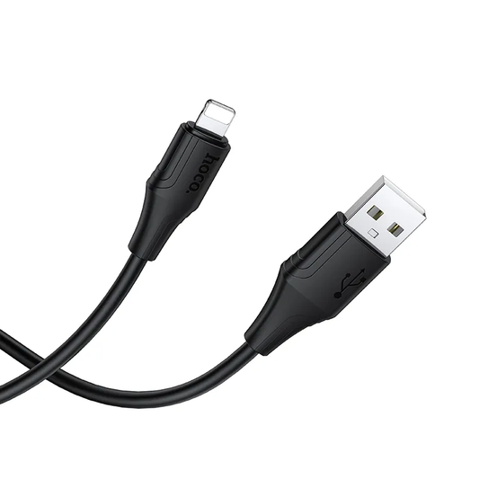 USB-A - Lightning kabel za prijenos podataka i punjenje HOCO X124, 18W, 1m, Crna