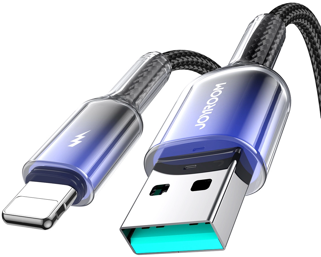 USB-A kabel za prijenos podataka i punjenje - Lightning Joyroom S-A42, 18W, 1.2m, Crna