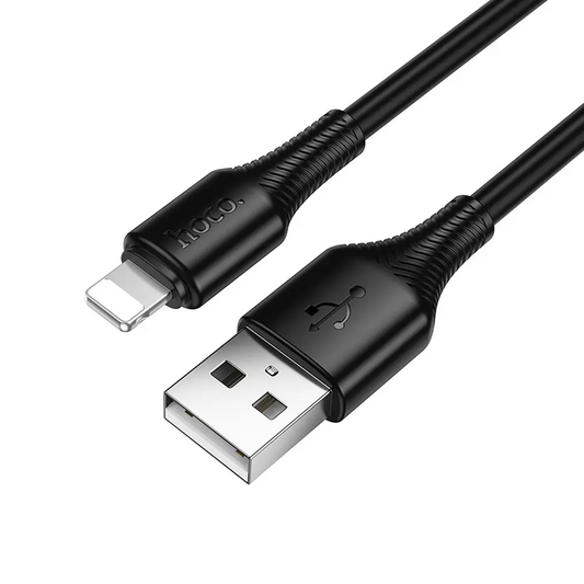 USB-A - Lightning HOCO X120 kabel za prijenos podataka i punjenje, 18W, 1m, Crni