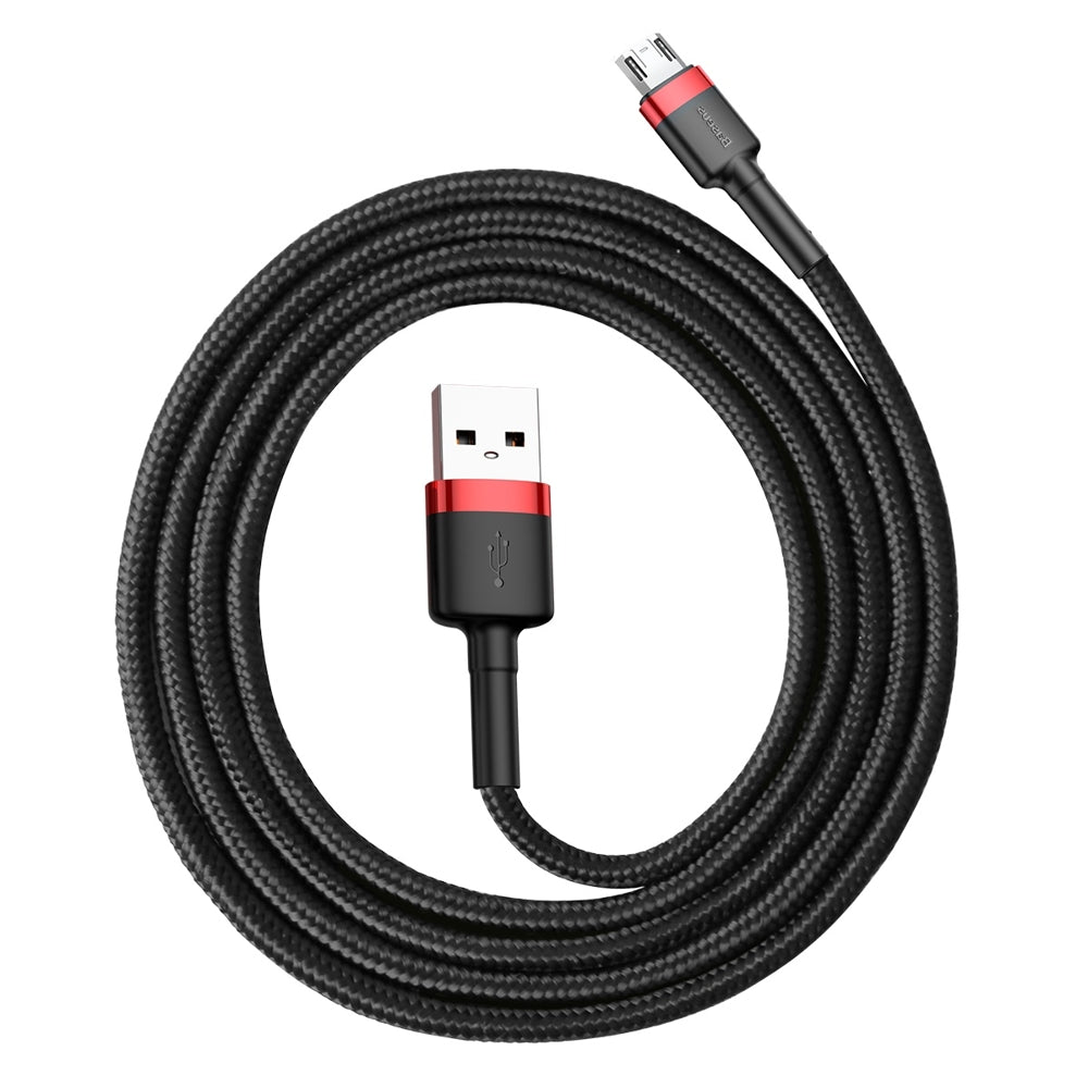 Kabel za Prijenos Podataka i Punjenje USB-A - microUSB Baseus Cafule, 18W, 1m, Crveni CAMKLF-B91