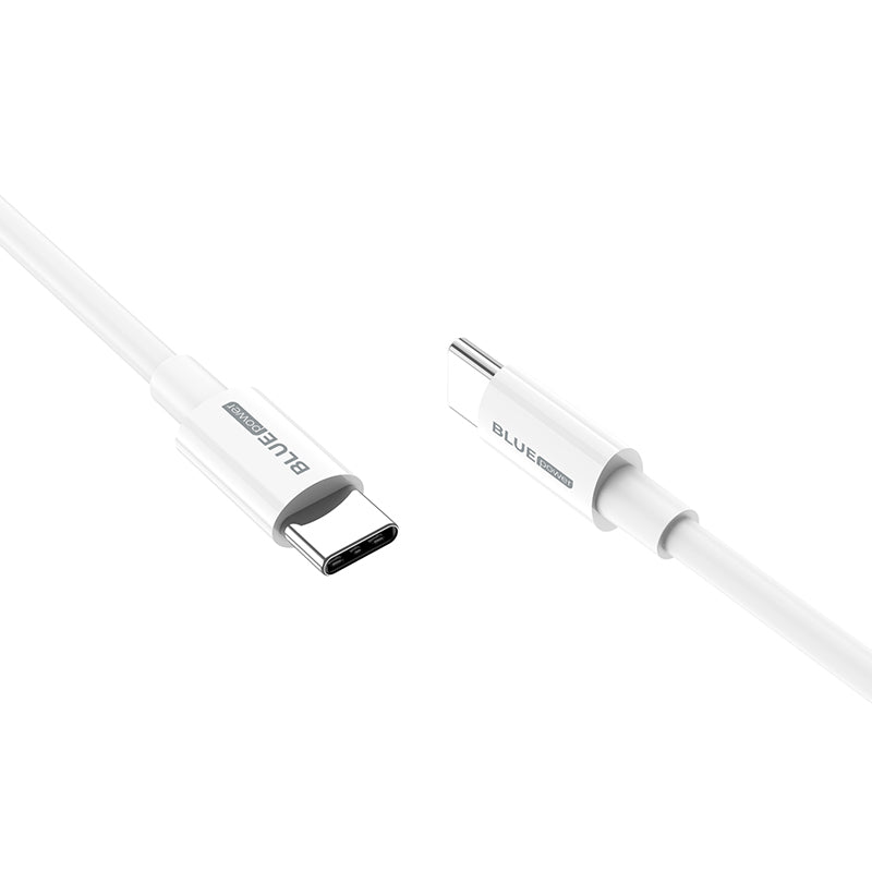 USB-C - USB-C kabel za prijenos podataka i punjenje BLUE Power BBX44, 100W, 1m, Bijela